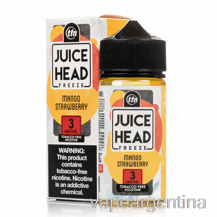 Congelar Mango Fresa - Jugo Cabeza - 100ml 3mg Vape Descartable